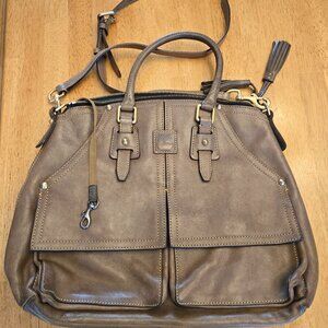Dooney & Burke Top Handle Bag with Crossbody Strap